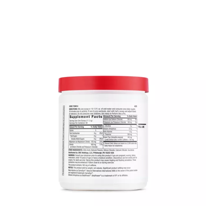 Gnc Pro Performance Pre-workout - Tropical Fruit Punch Flavor, Pre-workout, Cu Aroma De Punch De Fructe Tropicale, 339g Gnc Pro Performance Pre-workout - Tropical Fruit Punch Flavor, Pre-workout, Cu Aroma De Punch De Fructe Tropicale, 339g