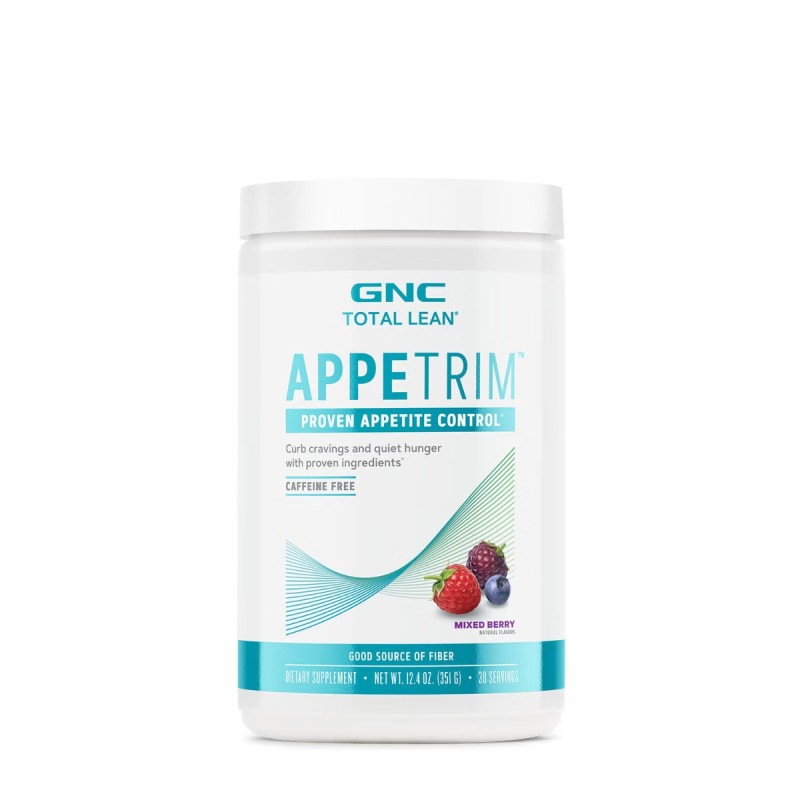 Gnc Total Lean Appetrim Proven Appetite Control, Formula Avansata Pentru Controlul Apetitului, Cu Aroma De Fructe De Padure, 351 G