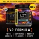 Beyond Raw Lit V2 Pre-workout With Gummy Shark Flavor, Pre-workout Cu Aroma De Gummy Shark, 468 G