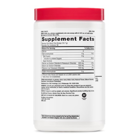 Gnc Pro Performance  Creatine Monohydrate + Electrolytes, Creatina Monohidrata Cu Electroliti Pentru Sustinerea Fortei, Performantei Si Hidratarii, Cu Aroma De Mango Si Piersica, 321 G
