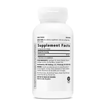 Gnc Coenzima Q-10 Naturala 100 Mg, 120 Capsule Gelatinoase