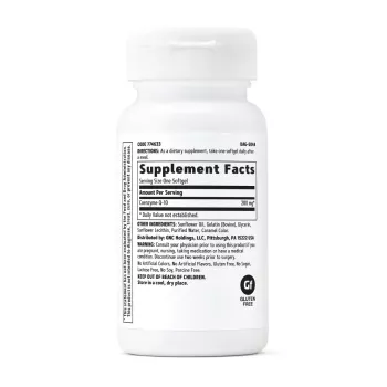 Gnc Coq-10 200 Mg, Coenzima Q-10 Naturala 200 Mg, 30 Capsule Gelatinoase