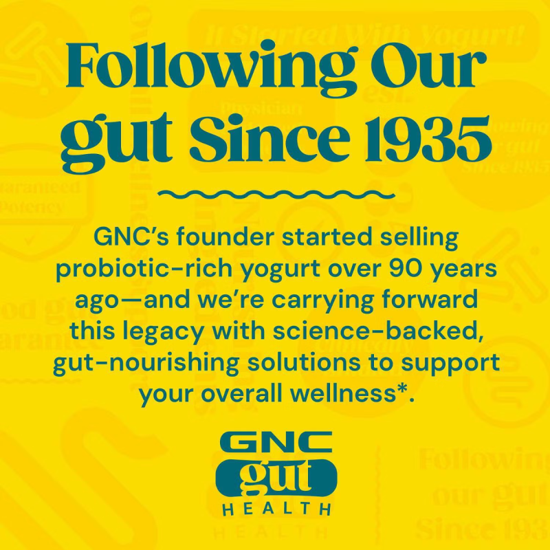 Gnc Gut Health 150 Billion Probiotic, Probiotic Lab4, Formula Studiata Clinic, 150 Miliarde Ufc Culturi Vii, Pentru Digestie Si Microbiom, 20 Cps