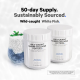 Codeage Wild-caught Marine Hydrolyzed Collagen Peptides Powder Type I And Iii, Colagen Marin Din Pesti Salbatici Tip I Si Iii, 450 G