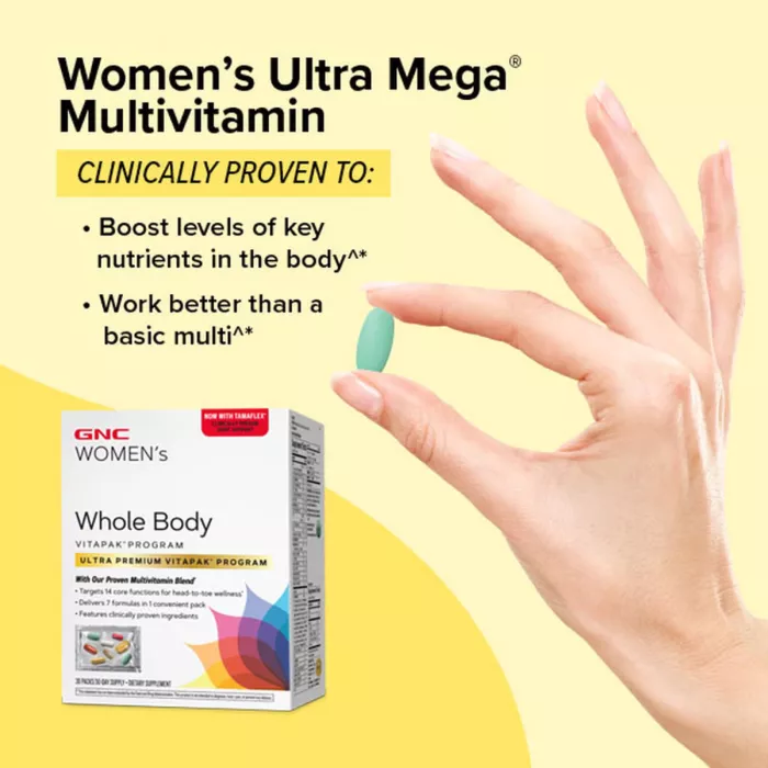 Gnc Women’s – Whole Body Vitapak Program, Complex De Multivitamine Pentru Femei, Pentru Intregul Organism, 30 Pachetele Gnc Women’s – Whole Body Vitapak Program, Complex De Multivitamine Pentru Femei, Pentru Intregul Organism, 30 Pachetele