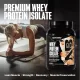 Nutrabio Whey Protein Isolate Cinnamon Sugar Donut, Izolat De Proteina Din Zer Cu Aroma De Gogosi Cu Scortisoara Si Zahar, 907g
