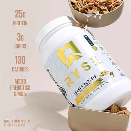 Ryse Loaded Protein - Cinnamon Toast Flavor, Proteina Din Zer Cu Aroma De Scortisoara, 907 G