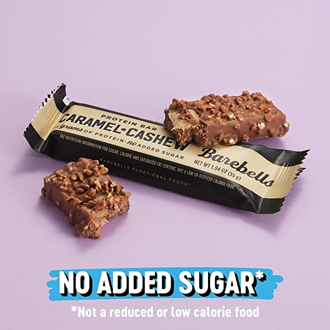 Barebells Bars Baton Proteic Cu Aroma De Caramel Si Caju, 55g