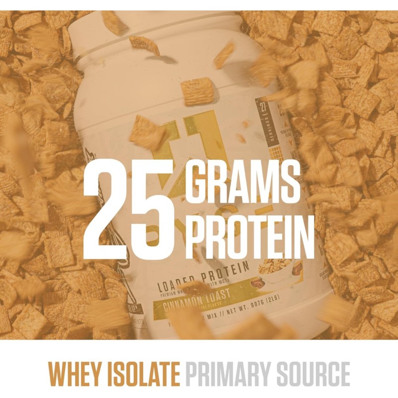 Ryse Loaded Protein - Cinnamon Toast Flavor, Proteina Din Zer Cu Aroma De Scortisoara, 907 G