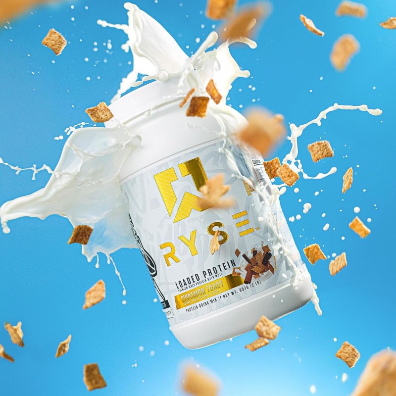 Ryse Loaded Protein - Cinnamon Toast Flavor, Proteina Din Zer Cu Aroma De Scortisoara, 907 G