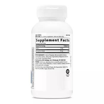 Gnc Zinc Citrat 15 Mg, 90 Tb