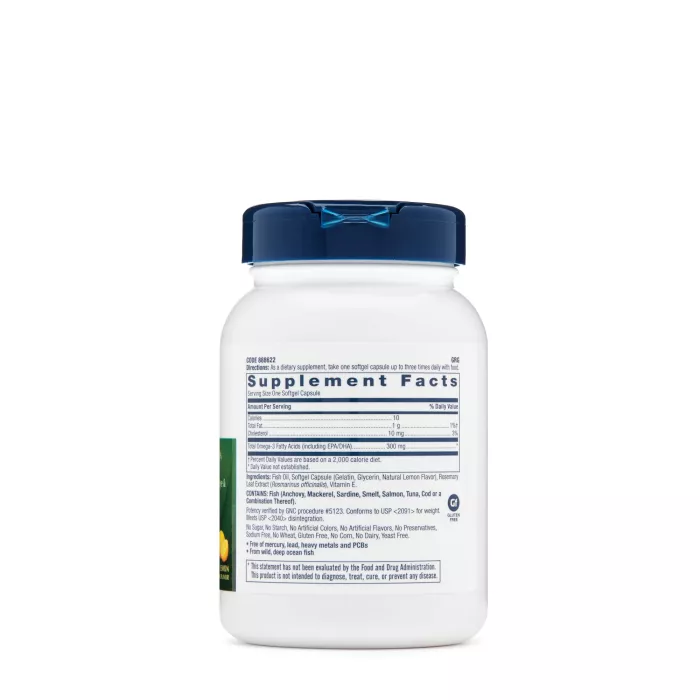 Gnc Fish Oil, Ulei De Peste, 90 Cps Gnc Fish Oil, Ulei De Peste, 90 Cps