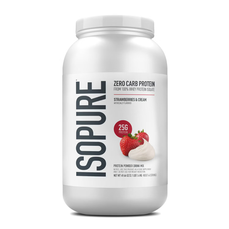 Isopure Zero Carb Proteina Cu Aroma De Crema De Capsuni, 1360 G