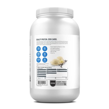 Proteina izolata din zer fara carbohidrati cu aroma de vanilie (1360 g), GNC Live Well