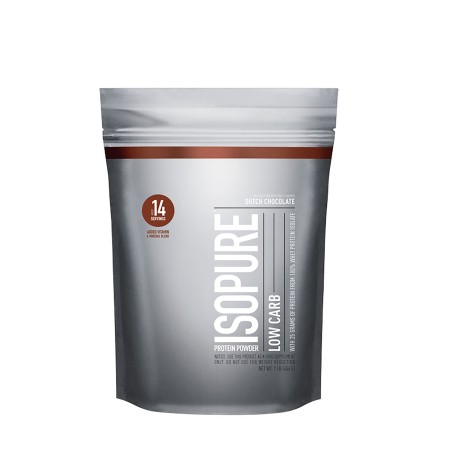 Isopure low proteina izolata din zer cu aroma de ciocolata (454 g), GNC Live Well