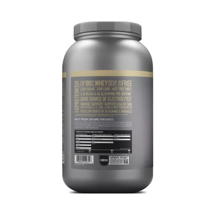 Isopure Low Carb Protein Powder, Proteina Izolata Din Zer, Cu Aroma De Nuca De Cocos Prajita, 1360 G
