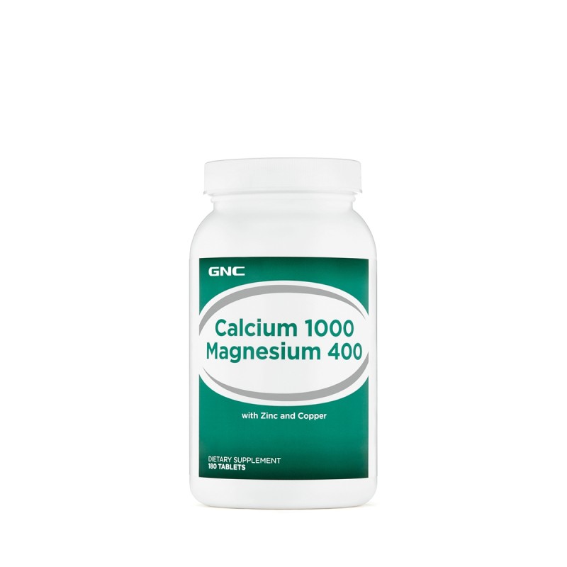 Calciu 1000 mg, magneziu 400 mg (180 tb), GNC Live Well