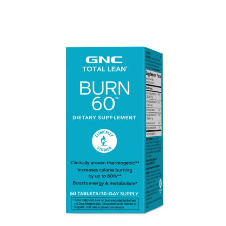 Gnc Total Lean Burn 60, Formula Termogenica Pentru Stimularea Metabolismului, 60 Tb