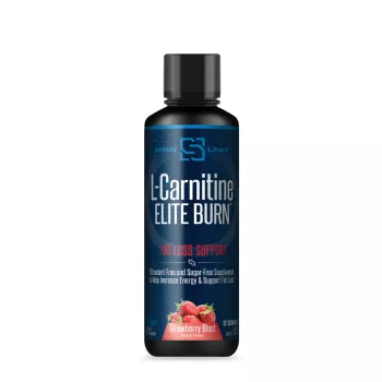 Sirenlabs L-carnitine Elite Burn, L-carnitina Lichida, Cu Aroma De Capsuni, 480 Ml