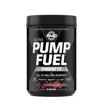 Pmd Ultra Pump Fuel Insanity Cherry Slush Flavor, Formula Pre-workout Cu Aroma De Cirese, 930 G