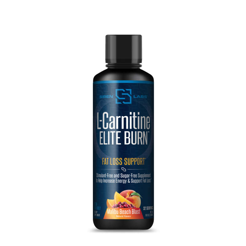 Sirenlabs L-carnitine Elite Burn, L-carnitina Lichida, Cu Aroma Tropicala, 480 Ml
