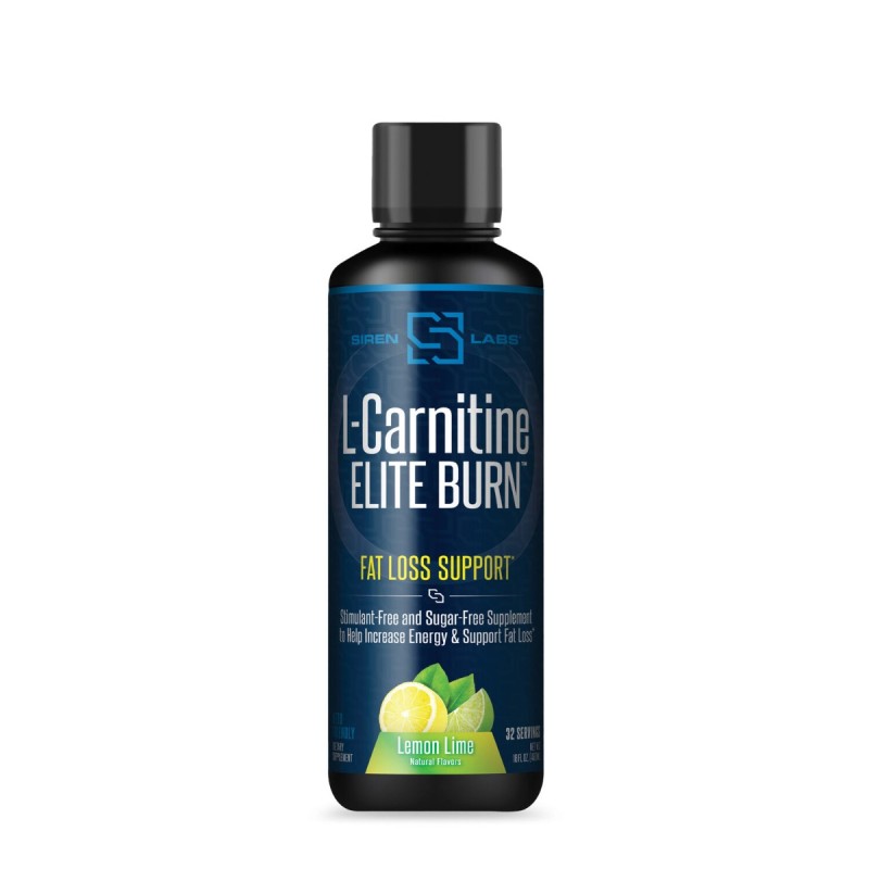 Sirenlabs L-carnitine Elite Burn, L-carnitina Lichida, Cu Aroma De Lamaie Si Lime, 480 Ml