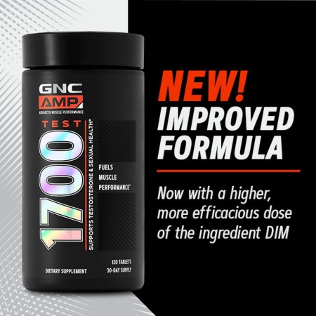 Amp test 1700, suport pentru sanatatea sexuala si stimularea testosteronului (120 tb), GNC Live Well