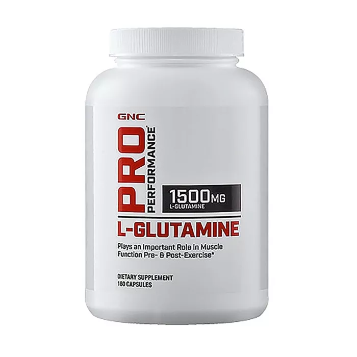 Gnc Pro Performance L-glutamine 1500 Mg, Glutamina, 180 Cps Gnc Pro Performance L-glutamine 1500 Mg, Glutamina, 180 Cps