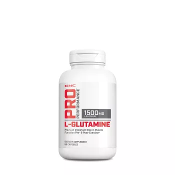 Gnc Pro Performance L-glutamine 1500 Mg, Glutamina, 90 Cps