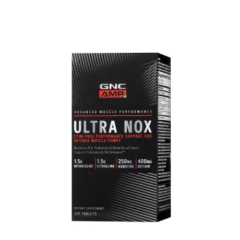 Gnc Amp Ultra Nox, Formula Pentru Pompare Musculara Si Oxid Nitric, 120 Tb
