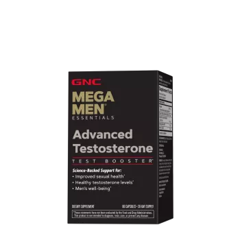 Gnc Mega Men Advanced Testosterone, Formula Pentru Testosteron Cu Tongkat Ali, 60 Tb