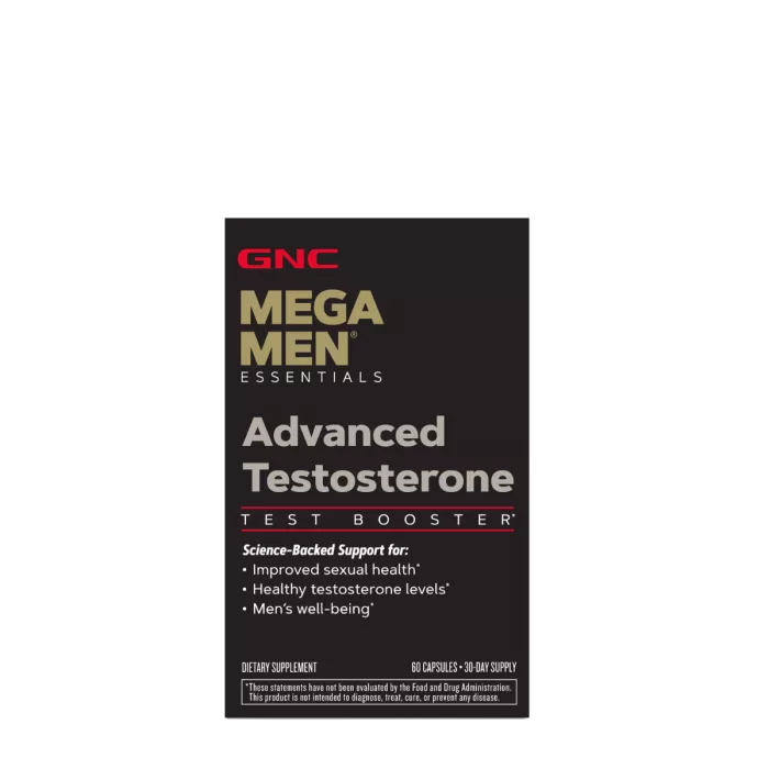 Gnc Mega Men Advanced Testosterone, Formula Pentru Testosteron Cu Tongkat Ali, 60 Tb Gnc Mega Men Advanced Testosterone, Formula Pentru Testosteron Cu Tongkat Ali, 60 Tb