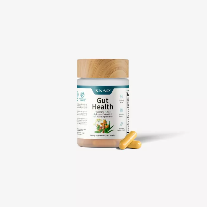 Snap Supplements Gut Health, Pylopass Amestec Pentru Reducerea Helicobacter-pylori, 60 Cps