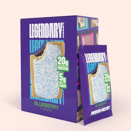 Legendary Foods Tasty Pastry Cake Style Prajitura Proteica Cu Aroma De Afine, 61 G