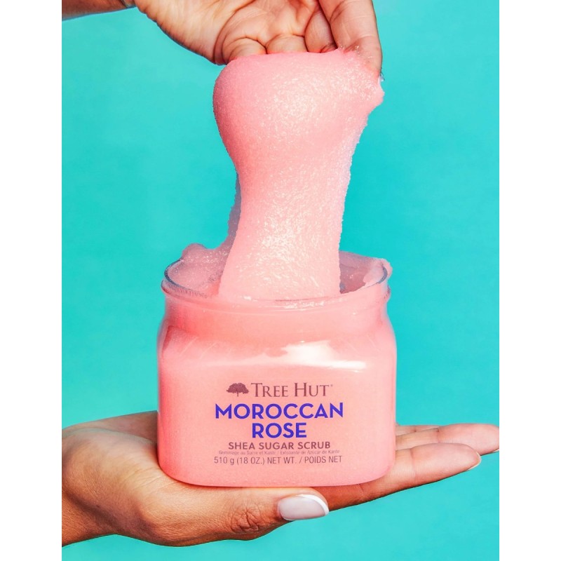 Tree Hut Shea Sugar Scrub Moroccan Rose, 510 G
