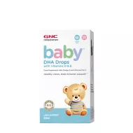 Milestones Baby Dha Drops, Picaturi Cu Dha + Vitamina D Si E Pentru Bebelusi (60 ml), GNC