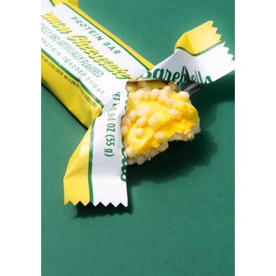 Barebells Protein Bar Lemon Cheesecake, Baton Proteic Cu Aroma De Cheesecake Cu Lamaie , 55g