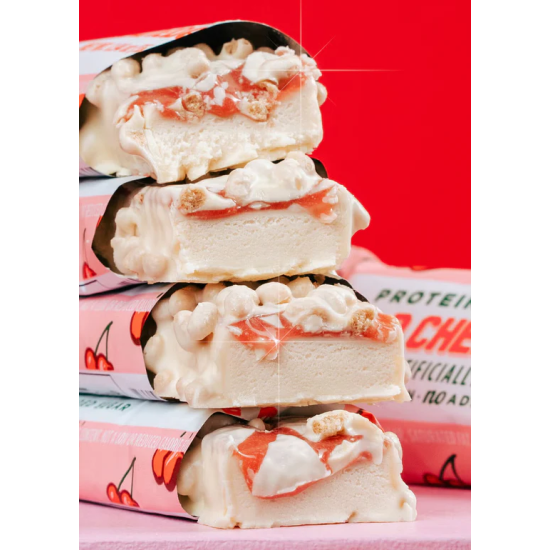 Barebells Protein Bar Wild Cherry, Baton Proteic Cu Aroma De Cirese , 55g