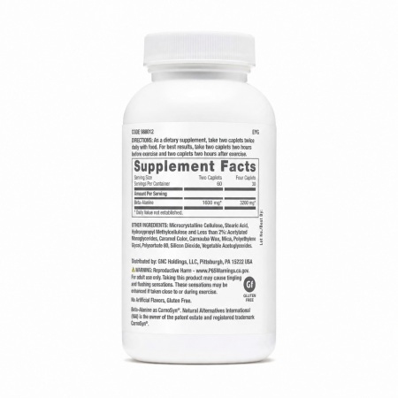 Pro Performance  Beta-alanina (120 Tb), GNC Live Well