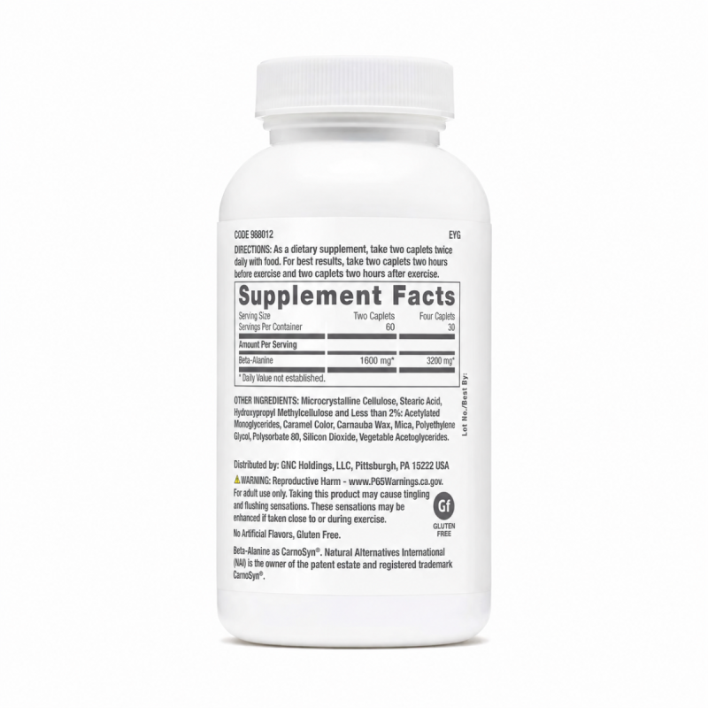 Pro Performance  Beta-alanina (120 Tb), GNC Live Well