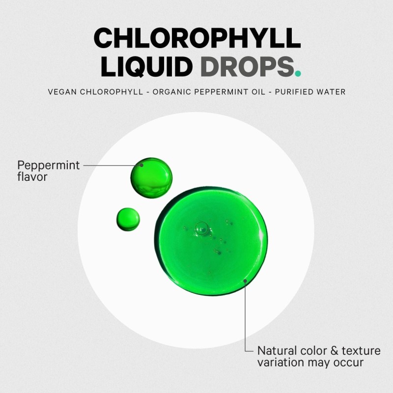 Codeage Chlorophyll Liquid Drops, Clorofila Lichida Cu Aroma De Menta, 60 Ml