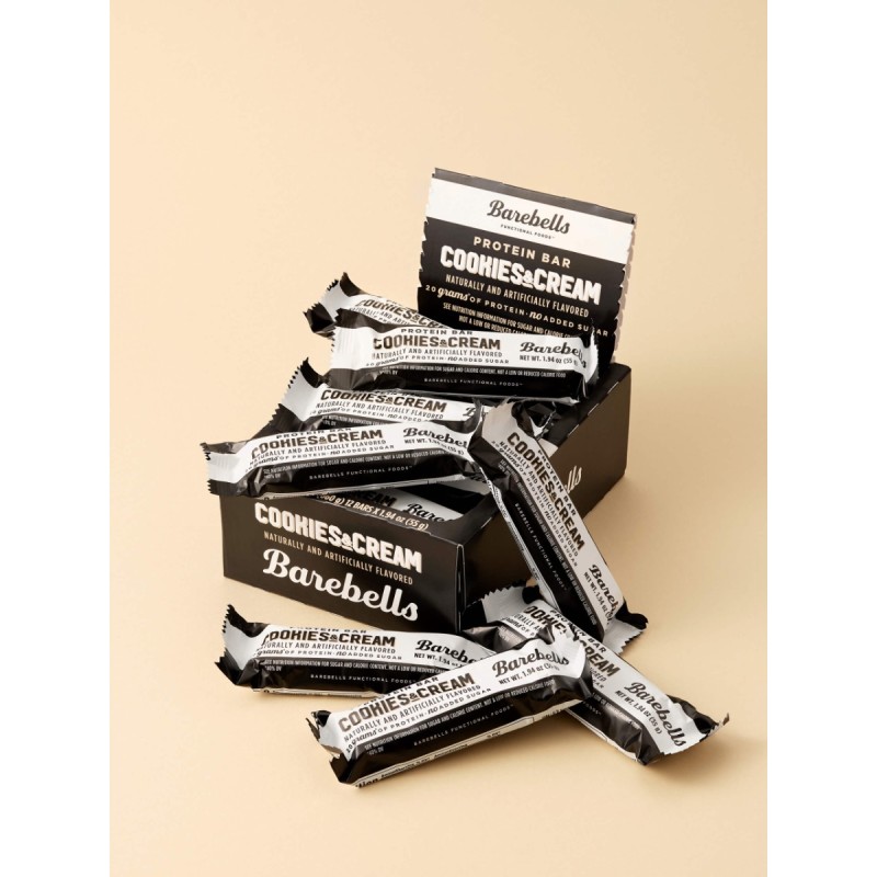 Barebells Bars Baton Proteic Cu Aroma De Biscuiti Si Frisca, 55g
