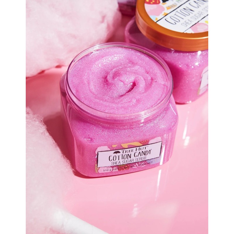 Tree Hut Cotton Candy Shea Sugar Scrub, 510 G