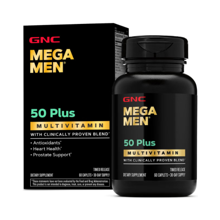 Mega men 50 plus complex de multivitamine pentru barbati 50 plus (60 tb), GNC Live Well