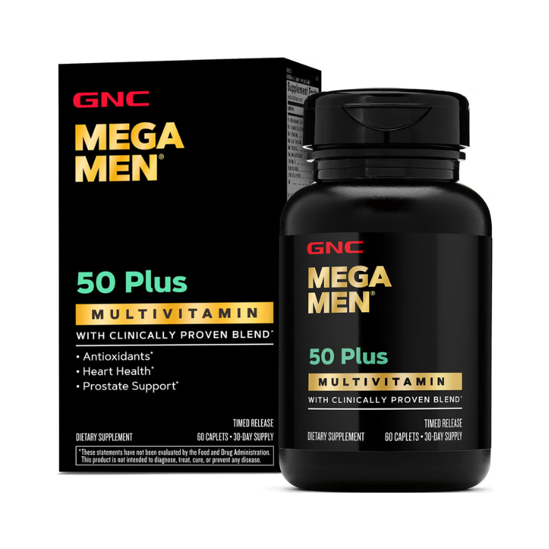 Mega men 50 plus complex de multivitamine pentru barbati 50 plus (60 tb), GNC Live Well