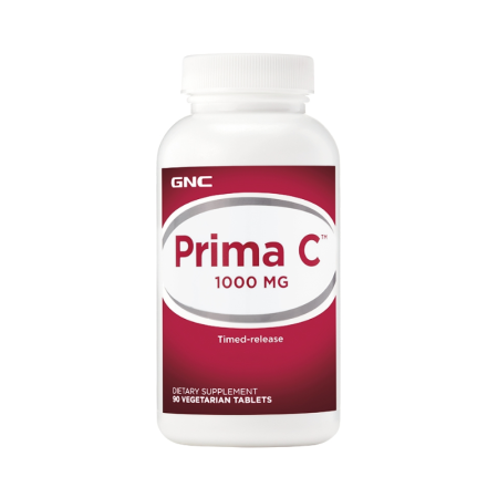 Prima C 1000 Mg, vitamina C liposolubila si hidrosolubila cu bioflavonoide si eliberare prelungita (90 Tb), GNC Live Well
