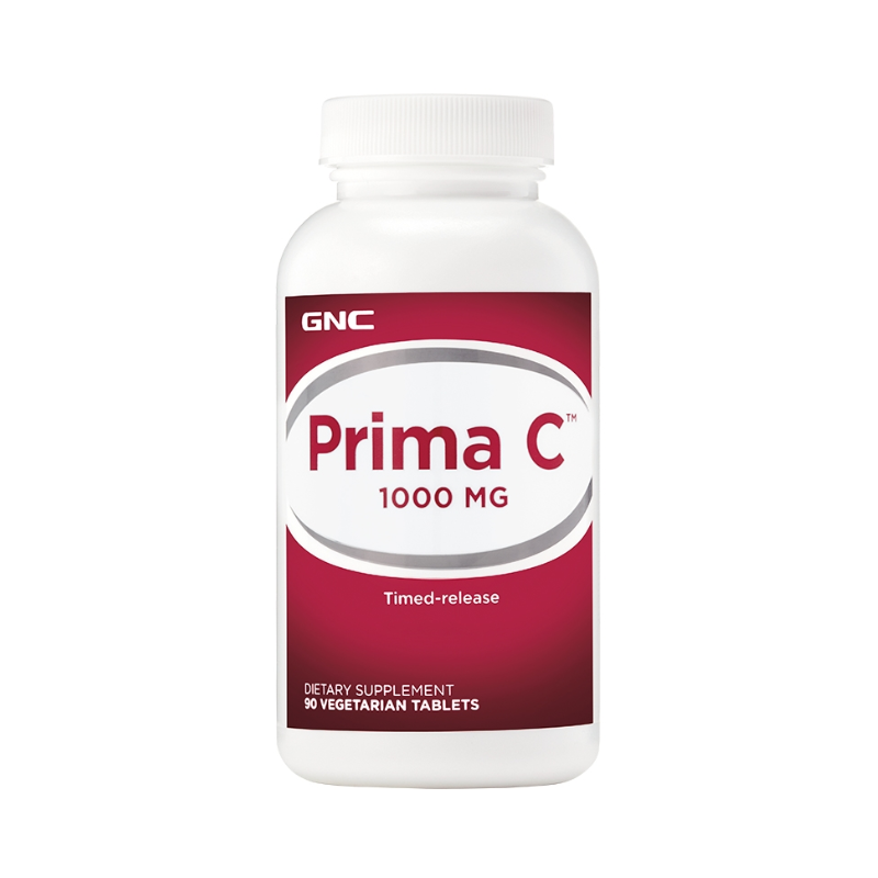 Prima C 1000 Mg, vitamina C liposolubila si hidrosolubila cu bioflavonoide si eliberare prelungita (90 Tb), GNC Live Well