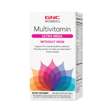Complex de multivitamine pentru femei fara fier (180 tb), GNC Live Well