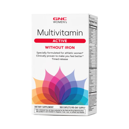 Complex de multivitamine pentru femei fara fier (180 tb), GNC Live Well
