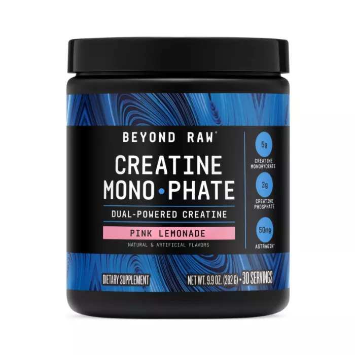 Gnc Beyond Raw Creatine Monophate, Formula Inovatoare Cu Creatina Monofosfat, Cu Aroma De Limonada Roz, 282 G